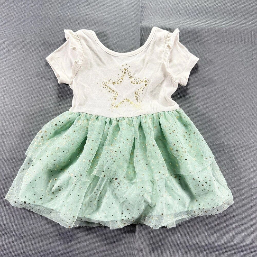 Toddler Girls Cat & Jack Star Dress Tulle 12 Months